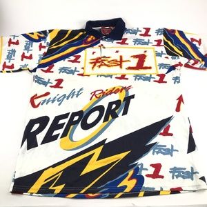 Red Ox allover Print Polo shirt Fast 1 Raider